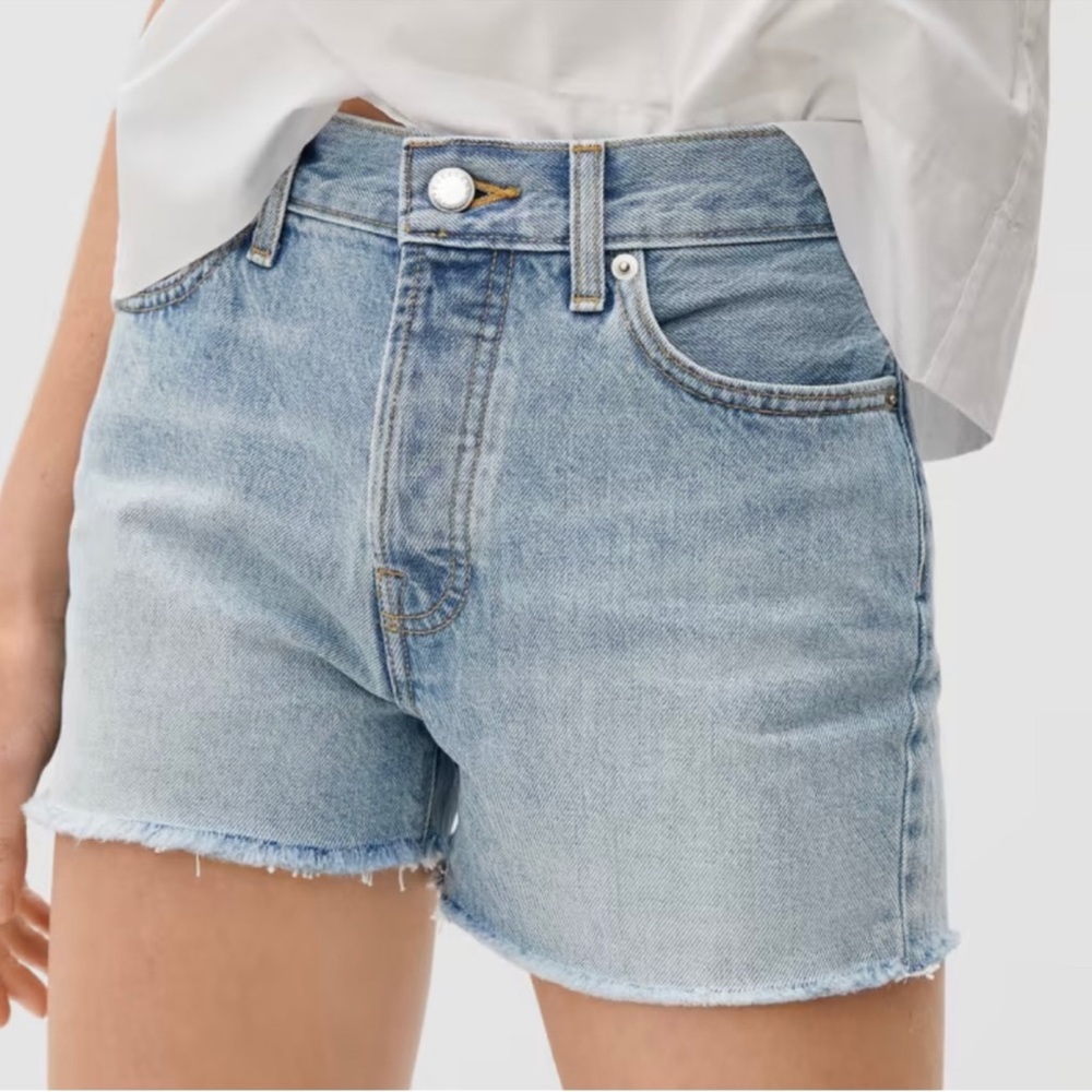 Everlane Sky Blue Denim Shorts